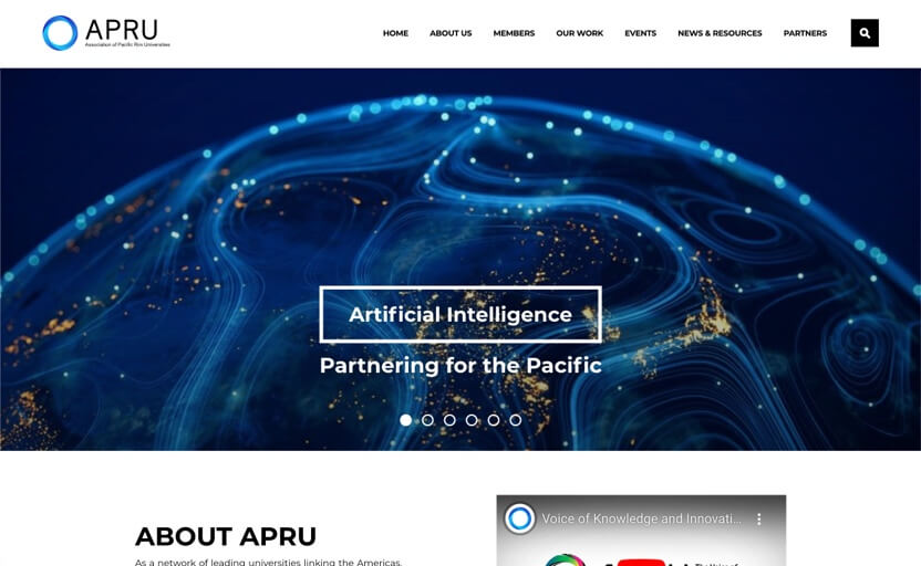 案例： APRU 響應式網站設計